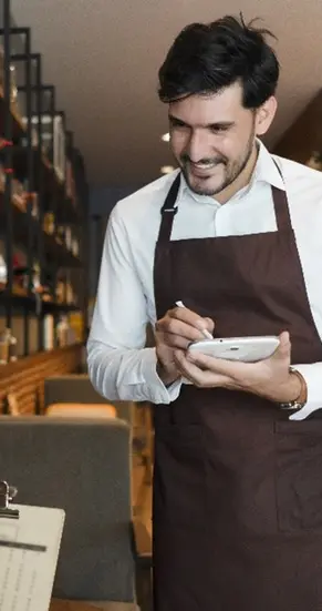 Waiter Taking Order