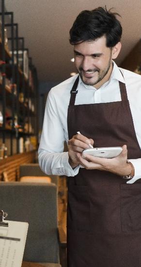 Waiter Taking Order