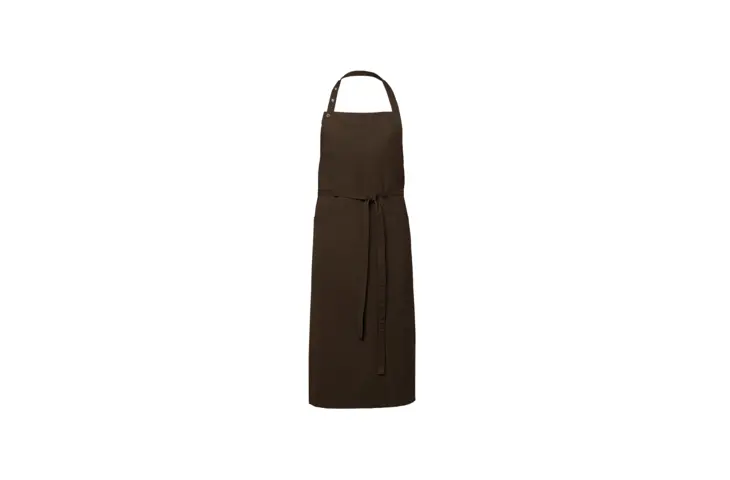 Brown Siena Bio's Fair apron