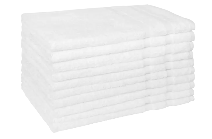Hairdressers white towels 