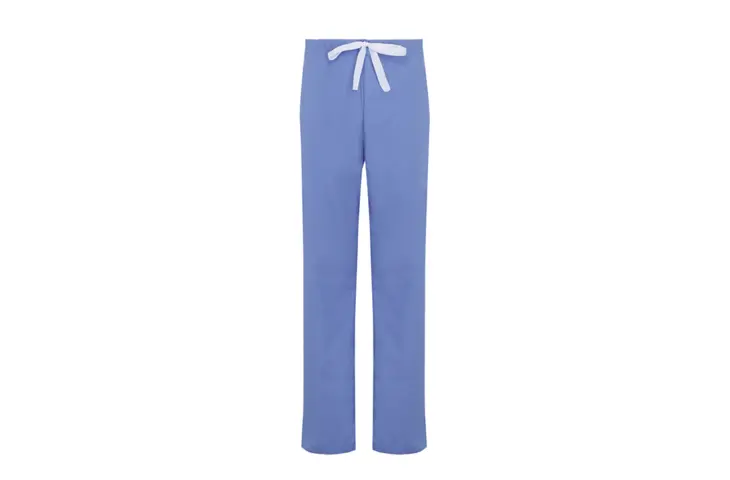 Scrub Suit Trousers Blue Drawstring