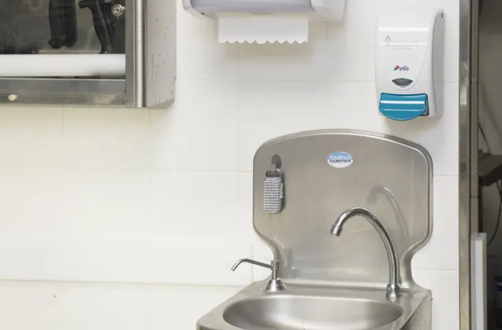 Acti-One Hand Sanitising Dispenser In Situ