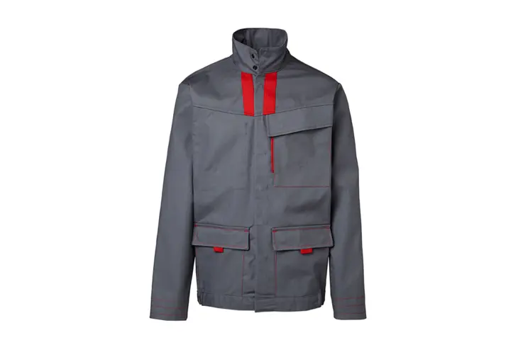 IRWW_EpinoxBomberJacket_GreyRed Epinox Bomber Jacket Grey Red