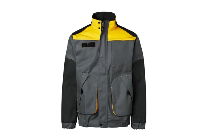 Epishock Bomber Jacket Grey Yellow