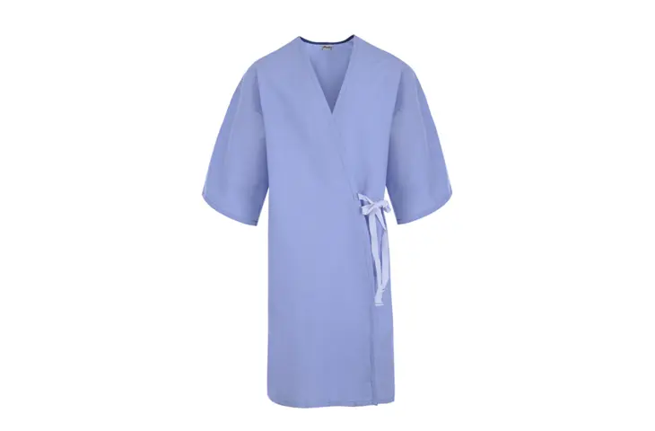 IRWW_KimonoPatientGownFront Kimono Patient Gown Front