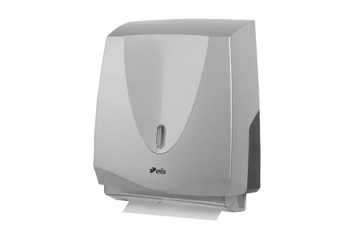 Folder Paper Towel Dispenser Aqualine Silver