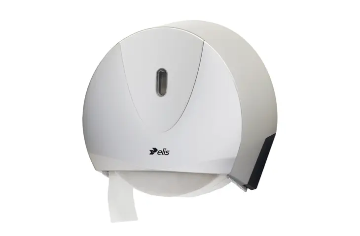 Jumbo Toilet Roll Dispenser Aqualine Silver