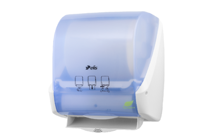No-Touch Paper Roll Dispenser Aqualine White