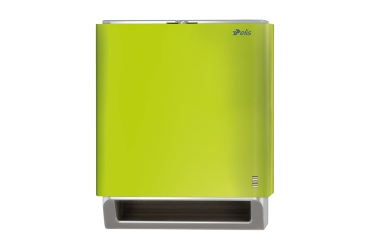 No-Touch Paper Roller Towel Dispenser Fusion Lime Green
