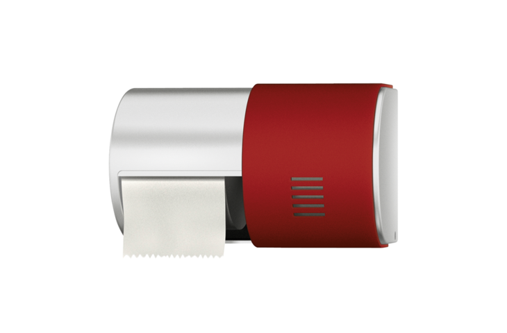 Toilet Paper Dispenser Fusion Deep Red