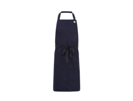 Blue Comptoir apron with eyelets