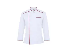 Origin Elite Chef Jacket White Burgundy