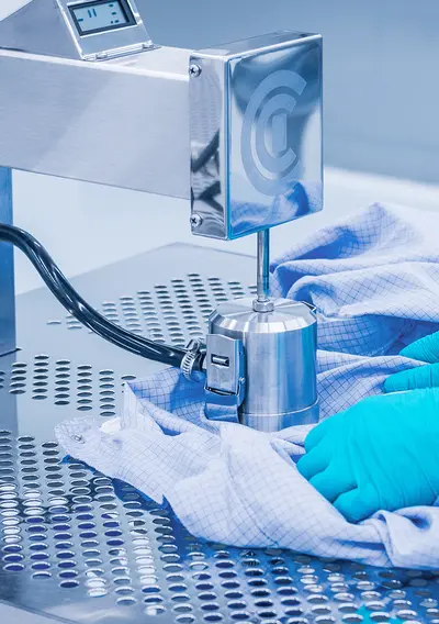 Cleanroom Garments Being Serviced