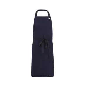 Blue Comptoir apron with eyelets