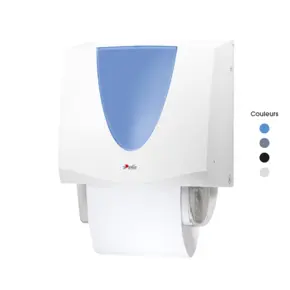 Classic Cotton Roller Towel Unit Aqualine White